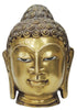 Brass Buddha Head Statue 5.97Kg