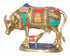Brass Cow With Calf Stone Statue 8.44Kg