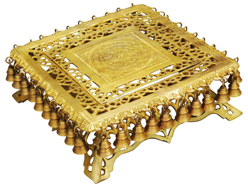 Brass Stool For God Idol Statue 10.76Kg