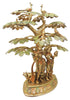 Brass Tree Radha Krishna With Cow Statue 11.545Kg