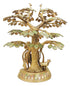Brass Tree Radha Krishna With Cow Statue 11.545Kg