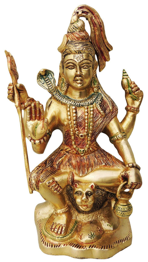 Brass Shiv Ji Statue 2.18Kg
