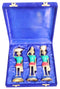 Brass Rajasthani Musical Statue Set Of 3 Pcs 1.28Kg