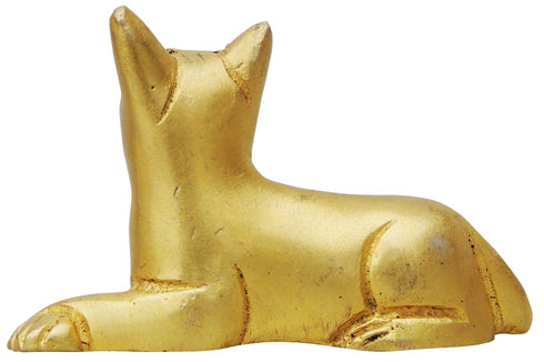 Brass Dog Statue 0.18Kg