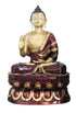 Brass Budha Statue With Antique Finish 45Kg