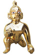 Brass Laddu Gopal God Idol Statue 0.565Kg