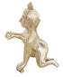 Brass Laddu Gopal God Idol Statue 0.74Kg