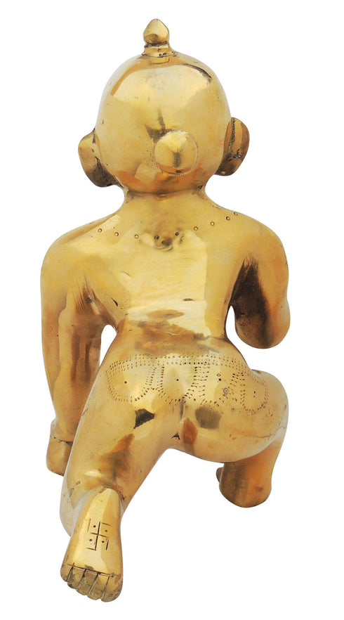 Brass Laddu Gopal Statue 4Kg