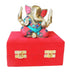 Brass Ganesh Ji Stone Statue With Velvet Box 1Kg