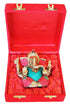 Brass Ganesh Ji Stone Statue With Velvet Box 1Kg