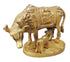 Brass Cow With Base Statue 0.85Kg