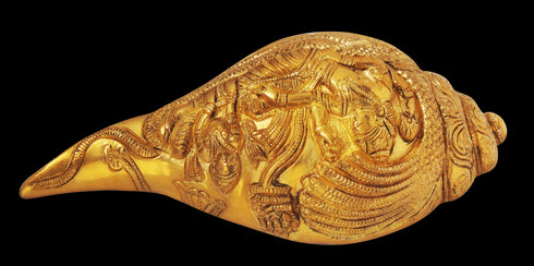 Brass Wall Hanging Shankh 0.9Kg