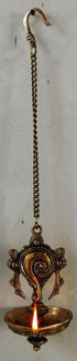 Brass Wall Hanging Shank Antique Deepak 0.66Kg