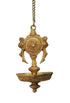 Brass Wall Hanging Shank Antique Deepak 0.665Kg