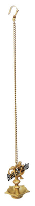 Brass Murga Deepak With Chain Statue 0.41Kg