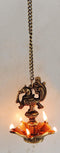 Brass Murga Deepak With Chain Statue 0.415Kg