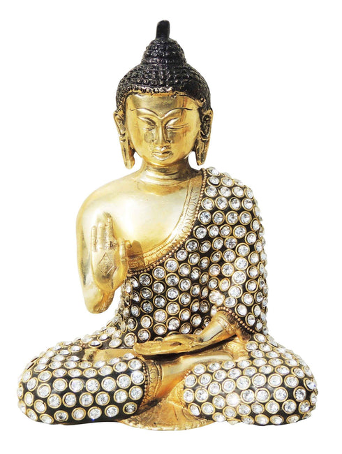 Brass Buddha Statue 1.96Kg
