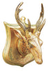 Brass Wall Hanging Deer Face Statue 3.36Kg