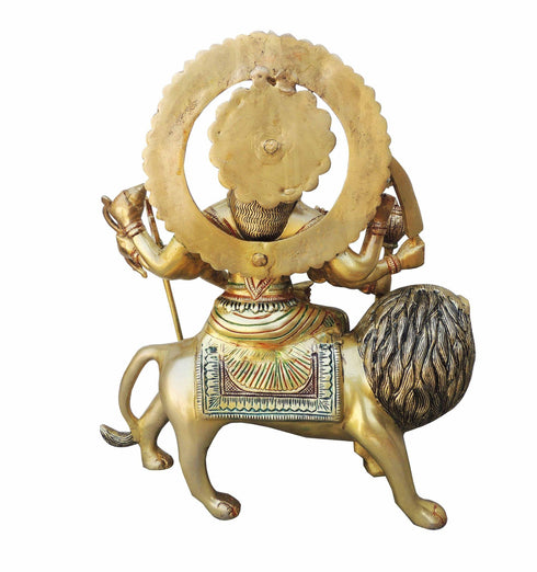 Brass Durga Ji Goddess Idol Statue 9.1Kg