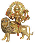 Brass Durgaji Colour Goddess Idol Statue 5.6Kg