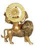Brass Durgaji Colour Goddess Idol Statue 5.6Kg