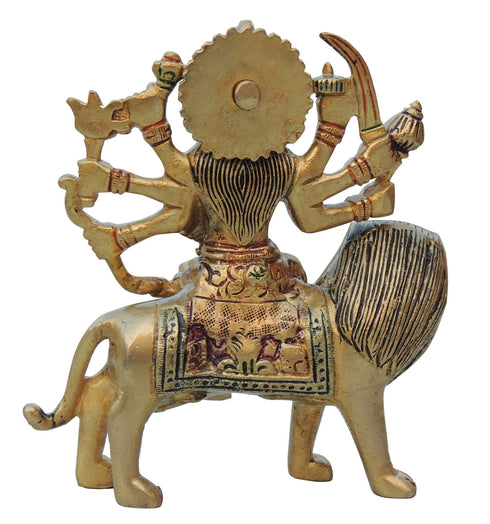 Brass Durga Ji Idol Statue 1Kg