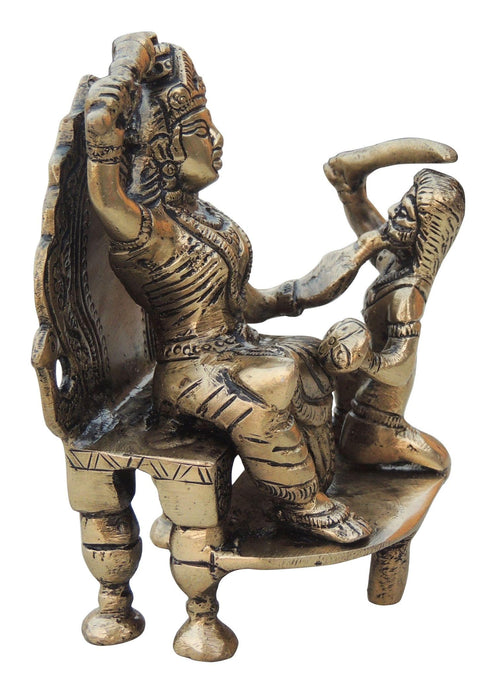 Brass Baglamukhi Idol 0.8Kg