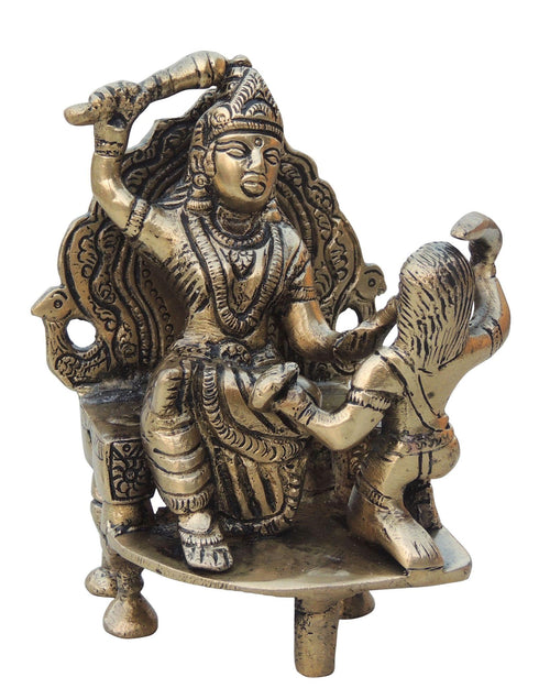 Brass Baglamukhi Idol 0.8Kg
