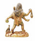 Brass Bhairav Baba Statue 1.435Kg