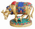 Brass Cow Stone Statue 1.1Kg