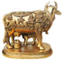 Brass Cow With Calf Statue 2.2Kg