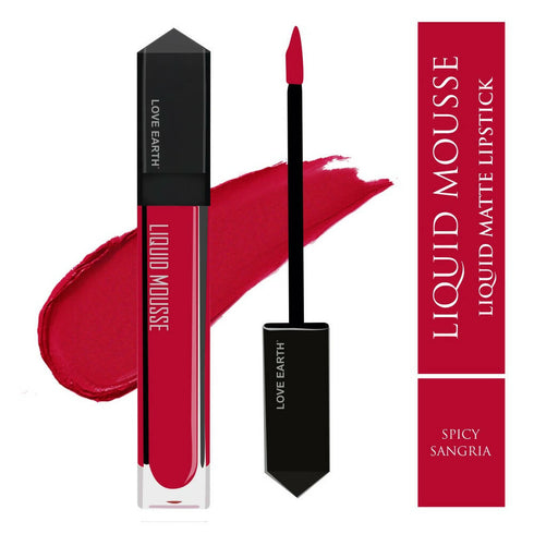 Love Earth Liquid Mousse Lipstick Spicy Sangria