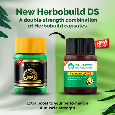 Dr. Vaidya's Herbobuild DS |Double Strength Tablets