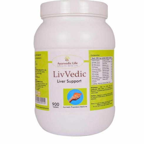 Ayurvedic Life Liv Vedic Liver Support Tablets