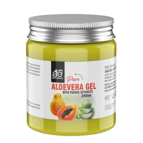 Ae Naturals Pure Aloevera Gel With Papaya Extracts 200 ml