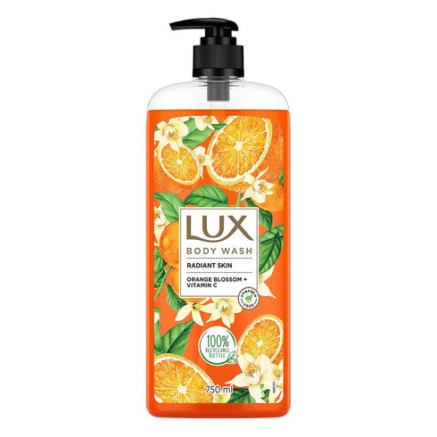 Lux Radiant Skin Orange Blossom and Vitamin C Body Wash 750ml
