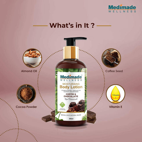 Medimade Wellness Coffee and Chocolate Moisturising Body Lotion