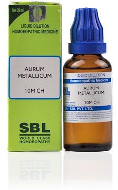 SBL Aurum Metallicum Dilution 10M CH