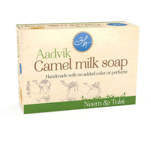 Aadvik Camel Milk Soap With Neem and Tulsi