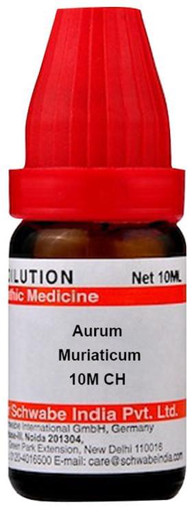 Dr Willmar Schwabe India Aurum Muriaticum Dilution 10M CH