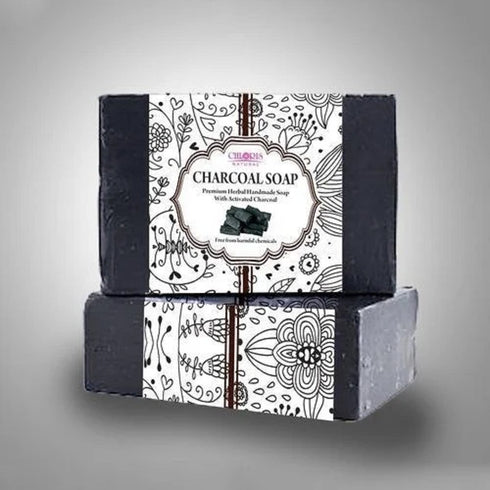 Chloris Natural Charcoal Handmade Premium Soap 125 g