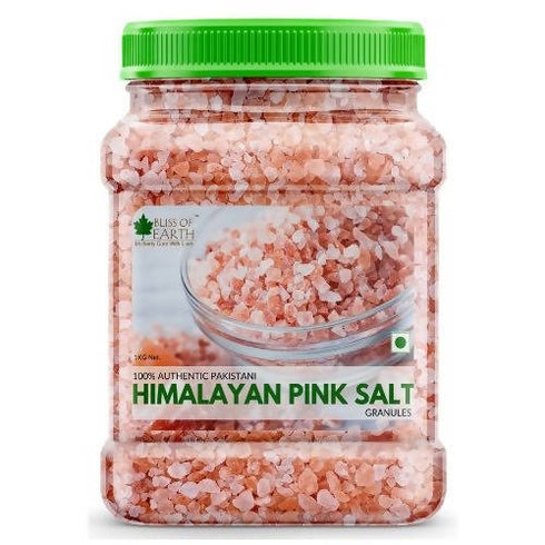 Bliss of Earth Pure Himalayan Pink Salt Granules