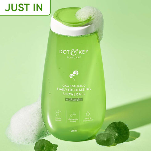 Dot and key Cica and 1% Salicylic Acid Shower Gel