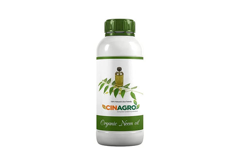 Cinagro Organic Cold Pressed Neem Oil Pesticide Spray for Plants Pest Control & Repellent 1 L