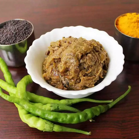 Prakruthi Green Chilli Pachi Mirapakaya Pickle