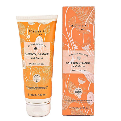 Mantra Herbal Saffron Orange and Amla Glowing Face Gel