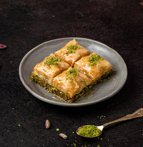 The Baklava Box Classic Pistachio Turkish Baklava