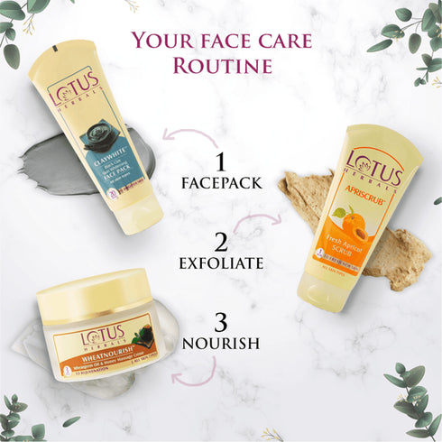 Lotus Claywhite Black Clay Skin Brightening Face Pack