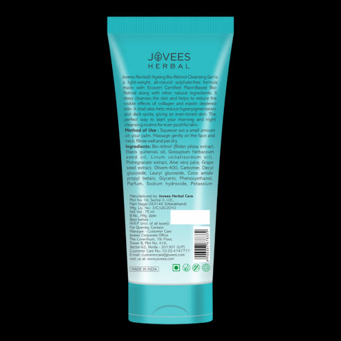 Jovees Herbal Bio-Retinol Revita Ageing Cleansing Gel
