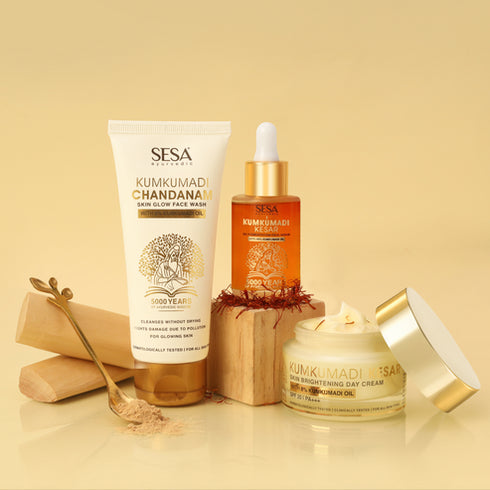 Sesa Glow and Radiance Combo For Combination to Oily Skin